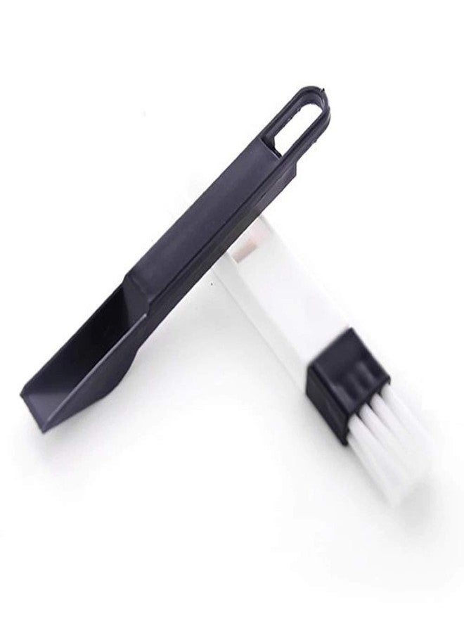 Top Select Tiny Dust Cleaning Brush for Window Frame,with Mini Dustpan (Pack of 1, Black) - Image 1